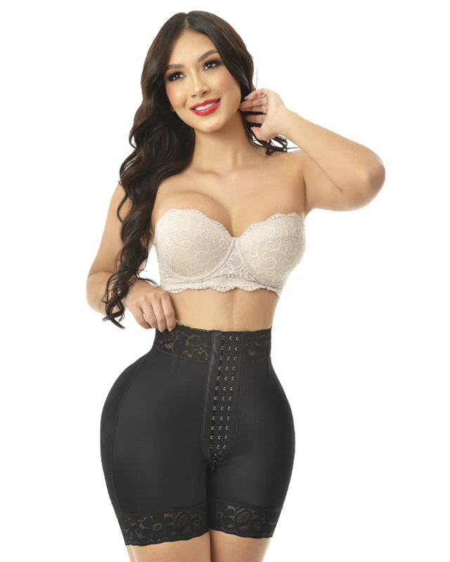 Invisible Colombian Butt Lifter Shorts with High Compression and FUPA Control – Triple Powernet Shapewear