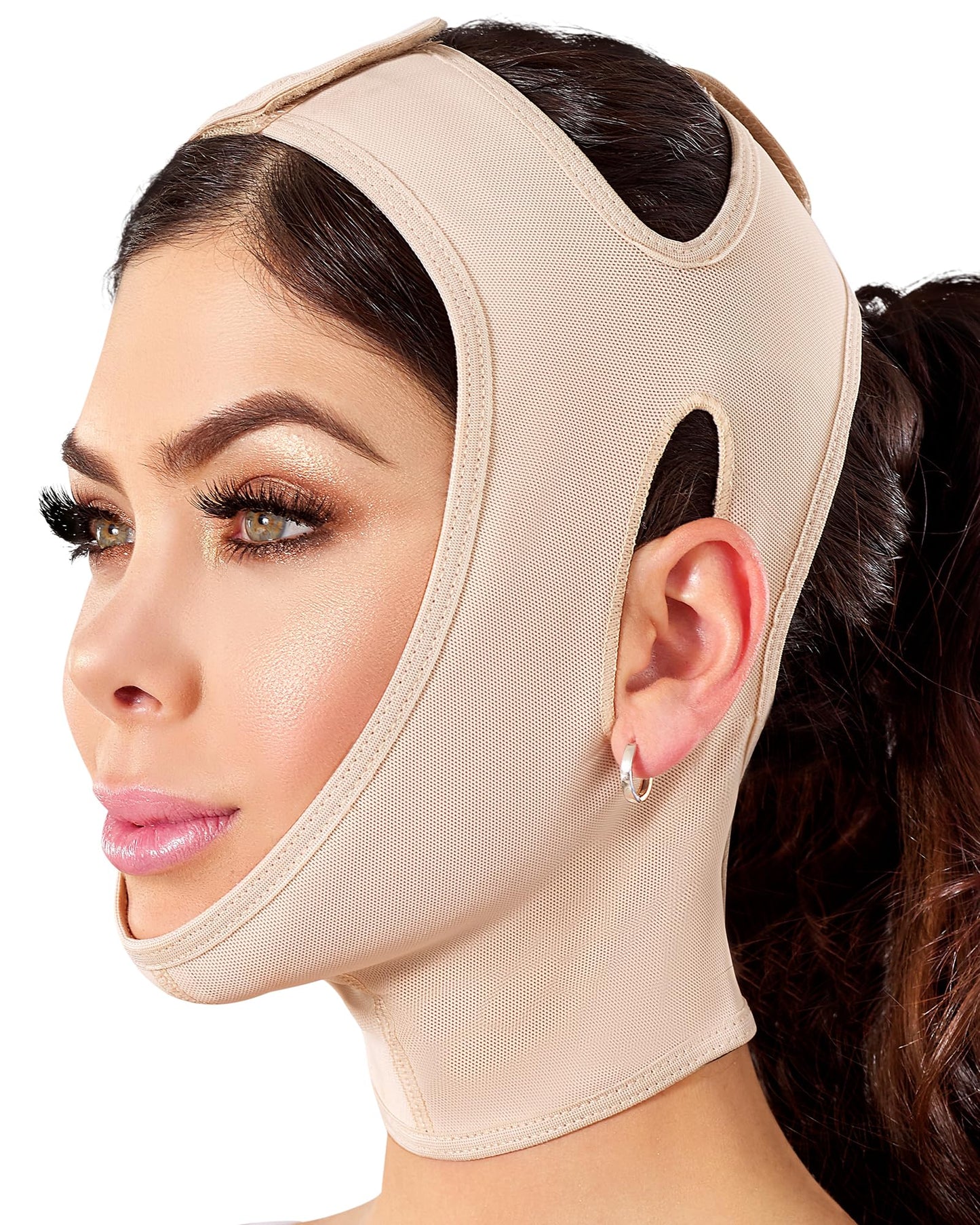 Chin lipo Compression Faja #1509-Facial Slimming and Post-Surgery Support