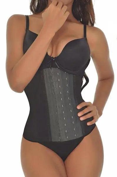 Black Work Out long torso Waist Trainer - Pretty Girl Curves Waist Trainers & Shapewear