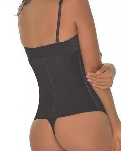 Black Work Out long torso Waist Trainer - Pretty Girl Curves Waist Trainers & Shapewear