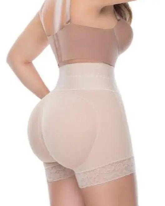 Curvy Fit BBL Shaping Shorts Mid Waist #6198 - Pretty Girl Curves Waist Trainers & Shapewear