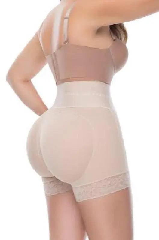 Curvy Fit BBL Shaping Shorts Mid Waist #6198 - Pretty Girl Curves Waist Trainers & Shapewear
