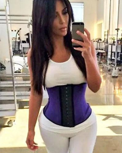 Elite Gym Work Out Waist Trainer Purple - Pretty Girl Curves Waist Trainers & Shapewear
