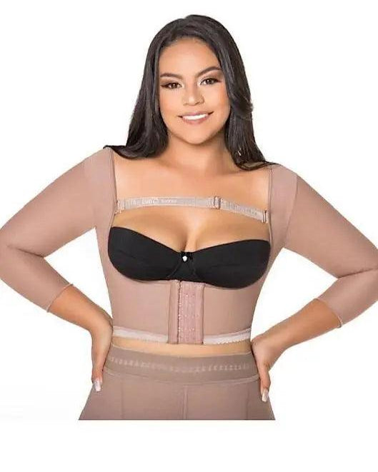 Gama Slim Post Surgery Arm Vest With Sleeves #0503 - Pretty Girl Curves Waist Trainers & Shapewear