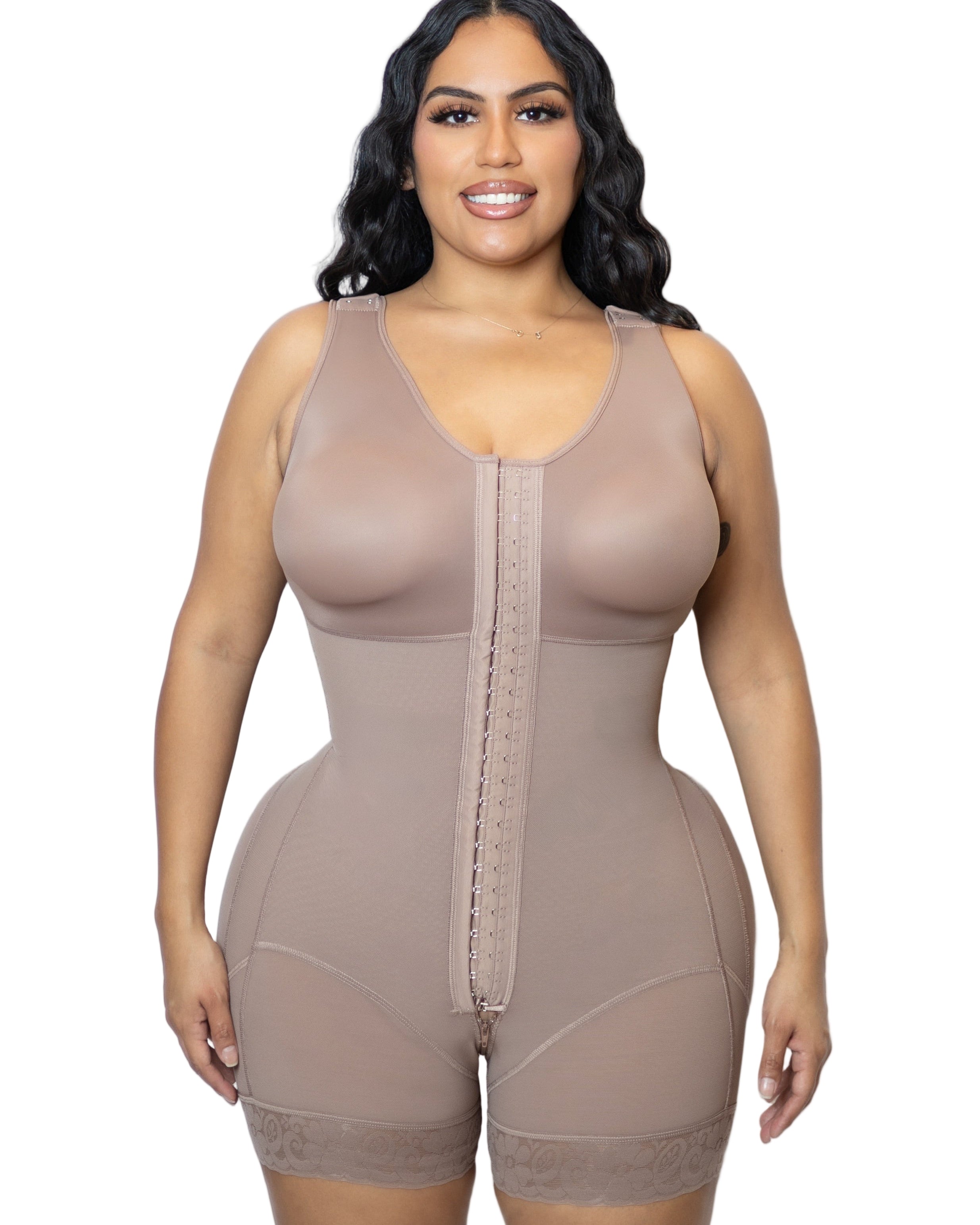 Smart Fit Hourglass Faja with Bra – Powernet Stage 2 shaper for curvy and slim women.”