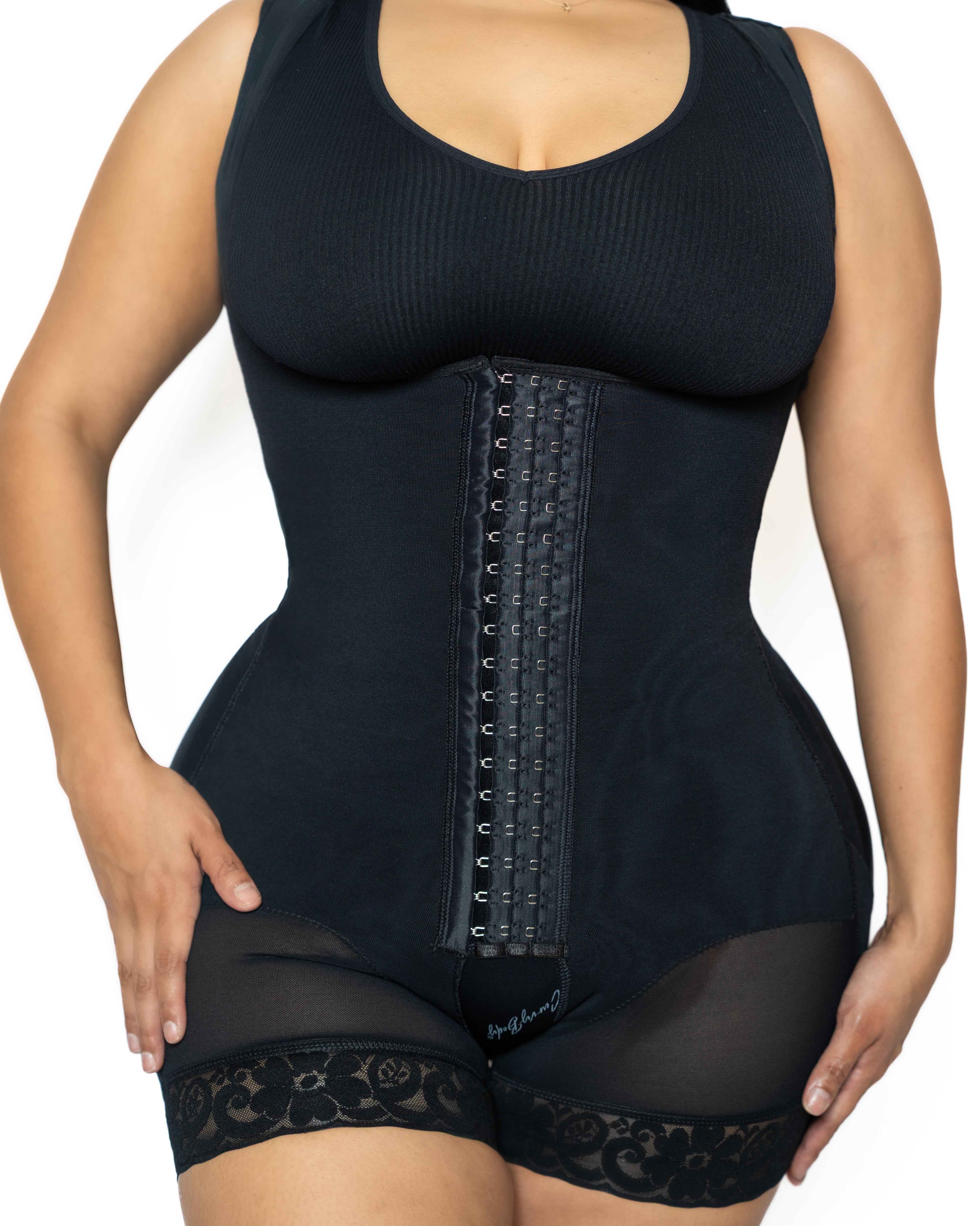 Stage 2 Colombian faja – post-surgery shapewear for BBL, lipo, and tummy tuck recovery