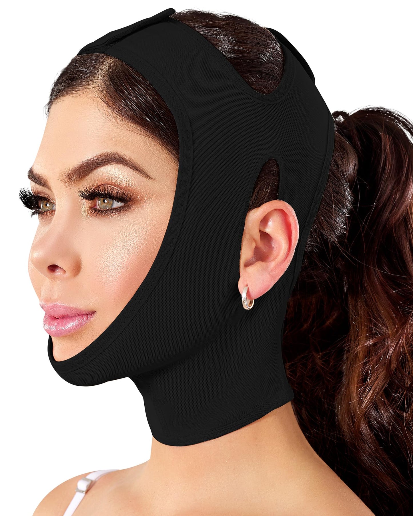 Chin lipo Compression Faja #1509-Facial Slimming and Post-Surgery Support