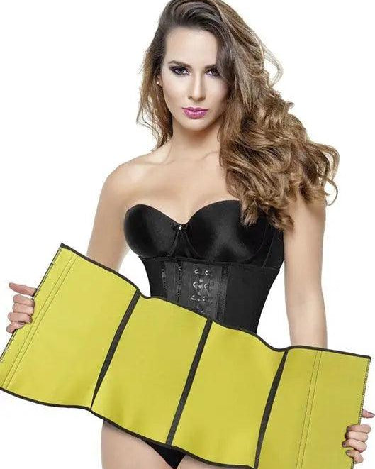 Neo Latex Sauna Long Torso Waist Cincher #2039 - Pretty Girl Curves Waist Trainers & Shapewear