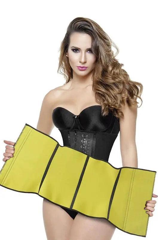 Neo Latex Sauna Long Torso Waist Cincher #2039 - Pretty Girl Curves Waist Trainers & Shapewear