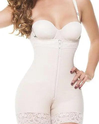 Short Strapless Faja With Removable Straps #5040 - Pretty Girl Curves Waist Trainers & Shapewear