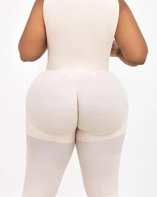 Stage 1 Curvy Body knee length Post Lipo BBL Faja #8464 - Pretty Girl Curves Waist Trainers & Shapewear