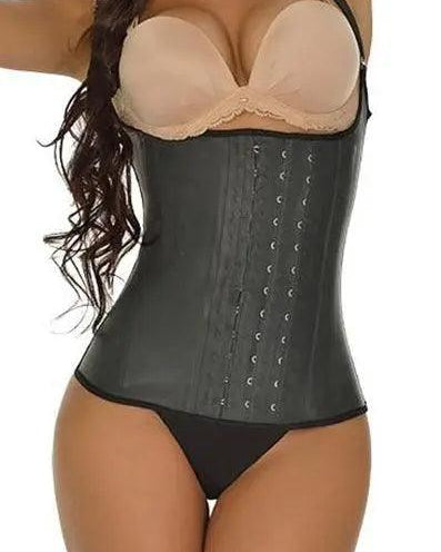 Waist Training Latex Semi Vest #2028D - Pretty Girl Curves Waist Trainers & Shapewear