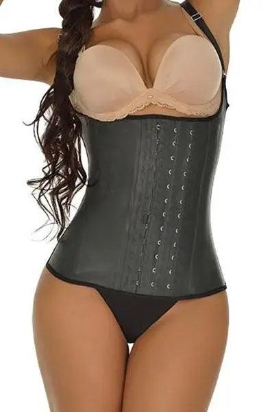 Waist Training Latex Semi Vest #2028D - Pretty Girl Curves Waist Trainers & Shapewear