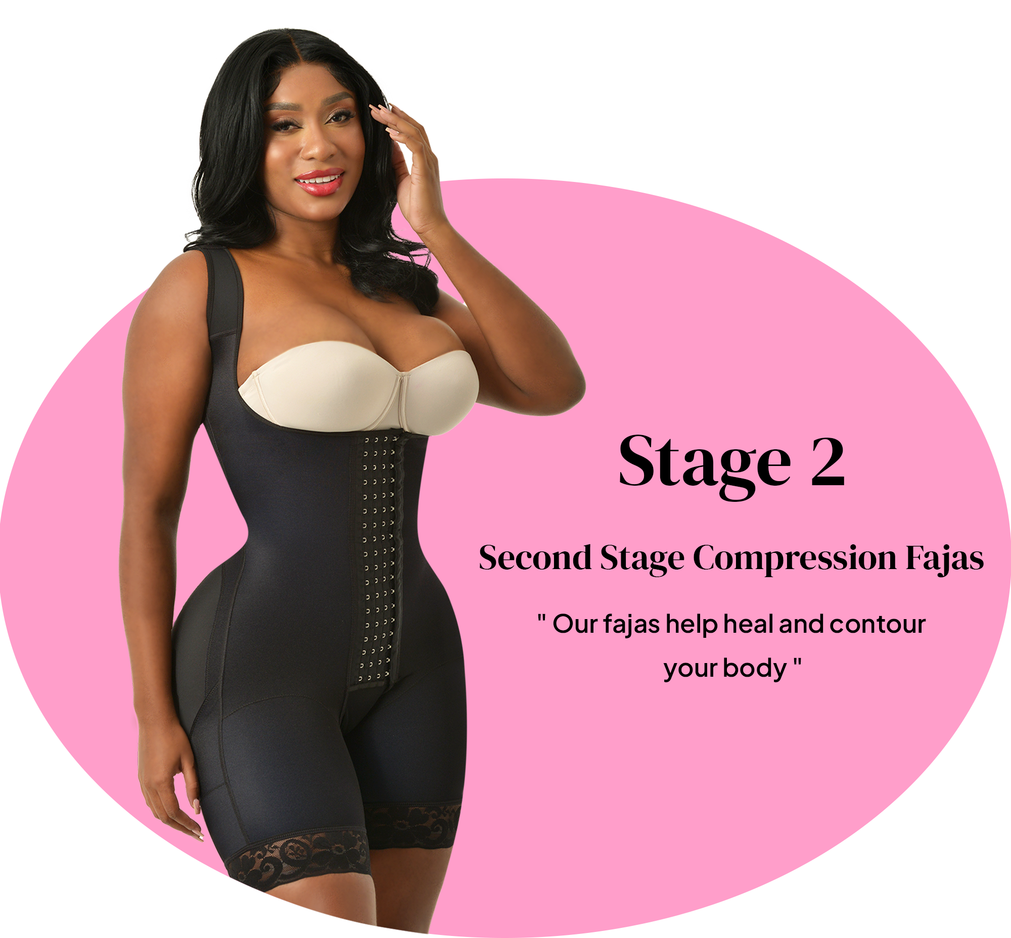 PERFECT CURVES CURVY MID THIGH SHAPER 4 HOOK 460 – Cali Curves Colombian  Fajas