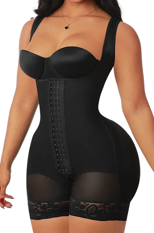 Curvy Body Smart Fit Colombian Faja with FUPA control, post-BBL shapewear