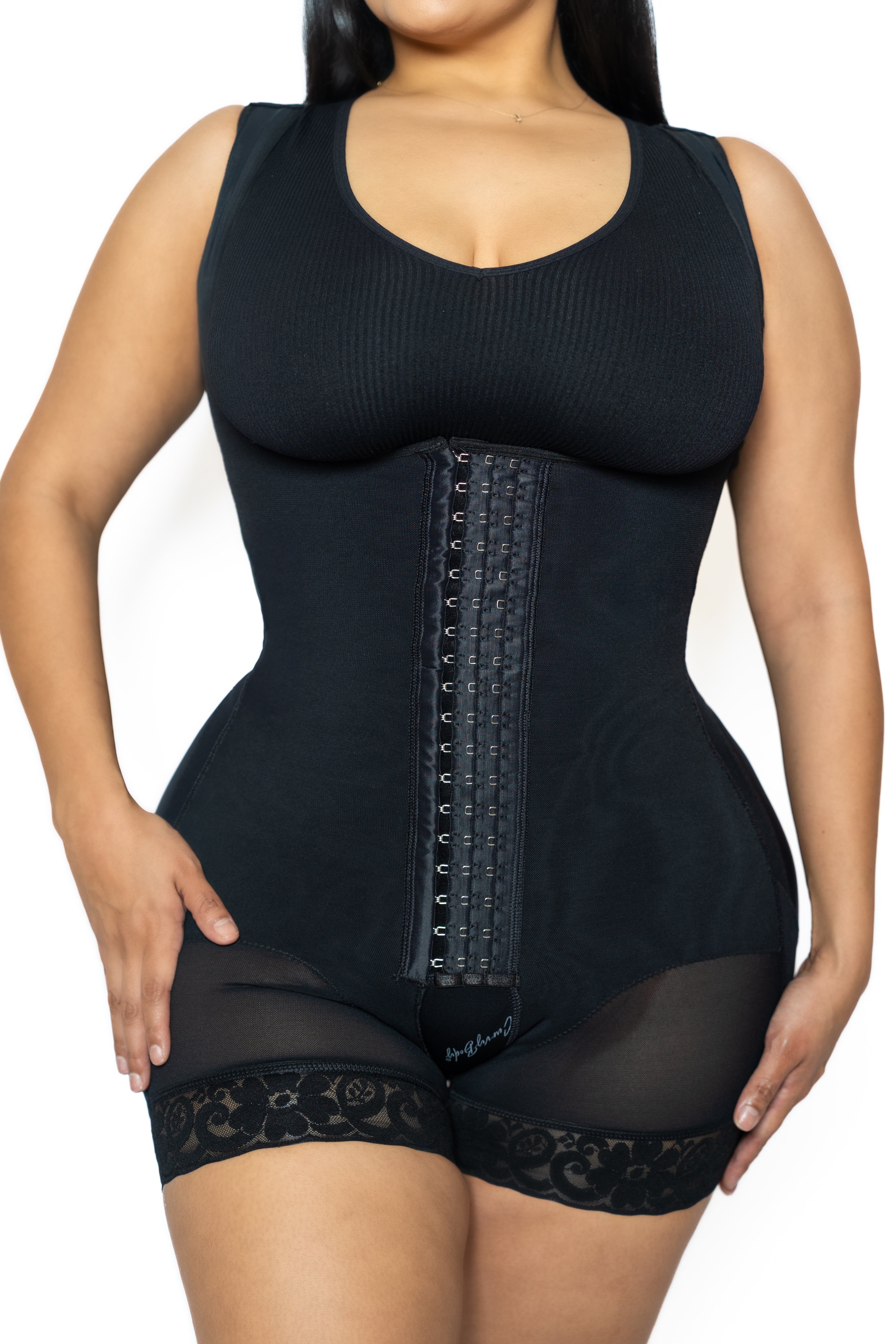 Stage 2 Colombian faja  – post-surgery shapewear for BBL, lipo, and tummy tuck recovery