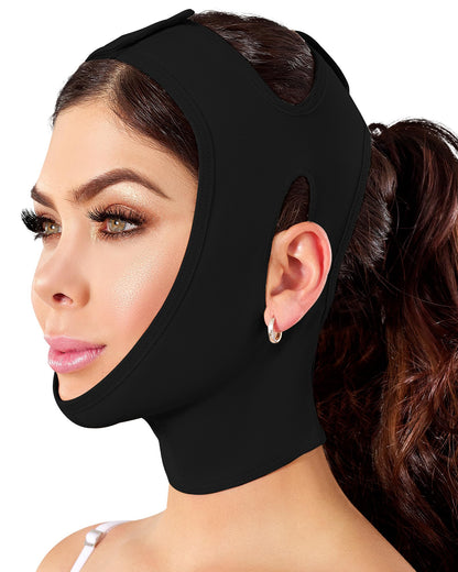 Chin lipo Compression Faja #1509-Facial Slimming and Post-Surgery Support