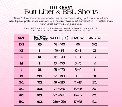 Bbl Invisible butt lifter shorts #1374