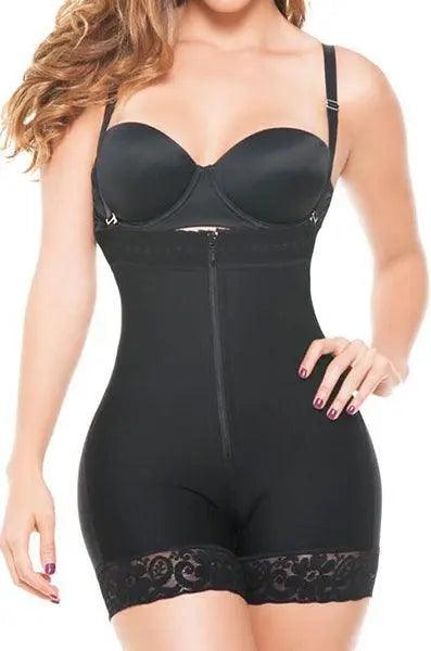 Short Strapless Faja With  Removable Straps #5040 - Pretty Girl Curves Waist Trainers & Shapewear