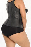 Plus size Snatch it all semi vest #2028D - Pretty Girl Curves