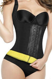 Neo Latex Waist Training Sweat Vest 3 Hooks #2040D - Pretty Girl Curves