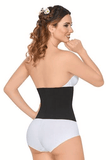 Hourglass Short Torso Waist Trainer with hooks #1024AE - Pretty Girl Curves