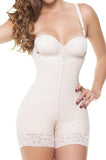 Short Strapless Faja With  Removable Straps #5040 - Pretty Girl Curves